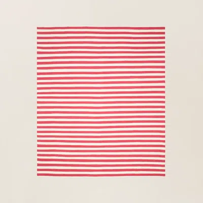 Ralph Lauren Celeste Stripe Rug In Red