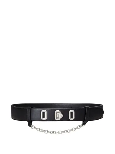 Ralph Lauren Chain Embellished Belt In Black
