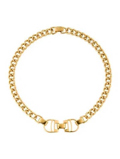 Pre-owned Ralph Lauren Chain Necklace, 18" In Multi