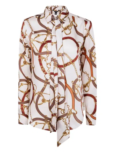 Ralph Lauren Chain-print Shirt In Multi