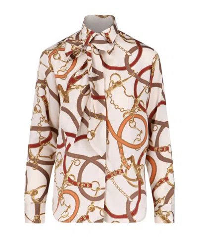 RALPH LAUREN CHAIN-PRINT SHIRT