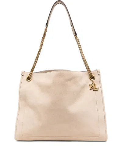 Ralph Lauren Chain-strap Suede Tote Bag
