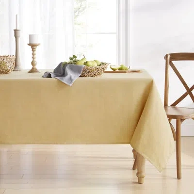 Ralph Lauren Chambray Modern Farmhouse Tablecloth Single Pack In Yellow
