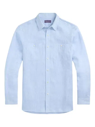 Ralph Lauren Chambray Shirt In Blue