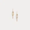 Ralph Lauren Champagne-tone Overlap Earrings In Gold