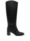 Ralph Lauren "charly" Tall Boots In Black