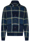 RALPH LAUREN RALPH LAUREN CHECK JACQUARD BUTTONED CARDIGAN