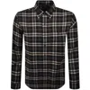 Ralph Lauren Check Long Sleeve Shirt Black In Black