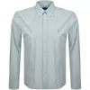 Ralph Lauren Check Long Sleeve Shirt Green In Blue