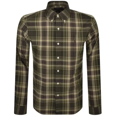 Ralph Lauren Check Long Sleeve Shirt Green