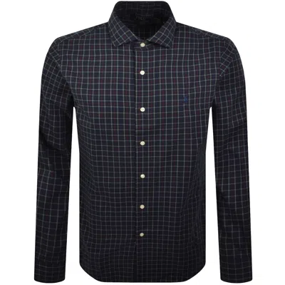 Ralph Lauren Check Long Sleeve Shirt Navy In Blue