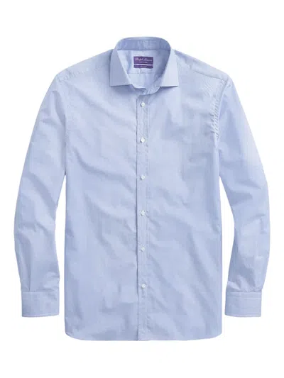 Ralph Lauren Long-sleeve Cotton Shirt In Blue