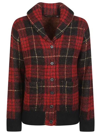 Ralph Lauren Checked Jacket In Black