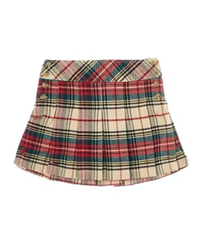 Polo Ralph Lauren Checked Skirt In Multicolor