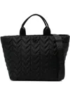 Ralph Lauren Chevron-quilted Tote Bag In Black