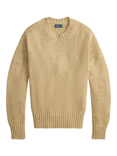 Ralph Lauren Chic 100% Cotton Sweater For Women In Brown