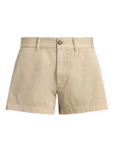 Ralph Lauren Chic Cotton Shorts For Women In Brown