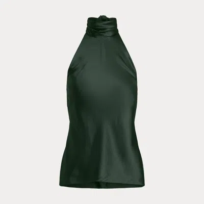 Ralph Lauren Chilton Stretch Silk Charmeuse Top