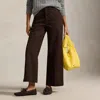 Ralph Lauren Chino Wide-leg Pant In Brown