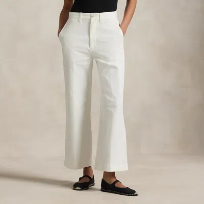 Polo Ralph Lauren Chino Wide-leg Pant In Warm White