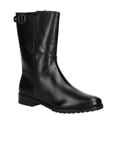 Ralph Lauren Chunky Heeled Ankle Boots In Animal Print
