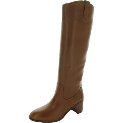 Ralph Lauren Clara Womens Solid Leather Knee-high Boots In Multi