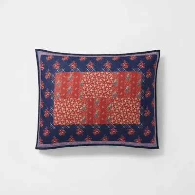 Ralph Lauren Claremont Sham In Red