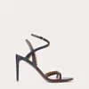 Ralph Lauren Clarke 95 Mm Calfskin Sandal In Multi