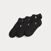 Polo Ralph Lauren Classic Ankle Sock 6-pack In Black Assorted