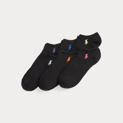 Polo Ralph Lauren Classic Ankle Sock 6-pack In Black Assorted