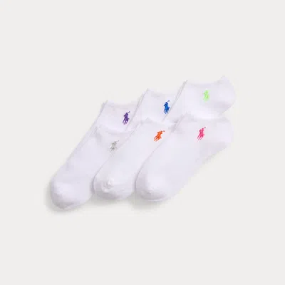 Polo Ralph Lauren Classic Ankle Sock 6-pack In White Multi