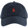 Polo Ralph Lauren Blue Baseball Cap With Logo Embroidery In Cotton Man In Navy