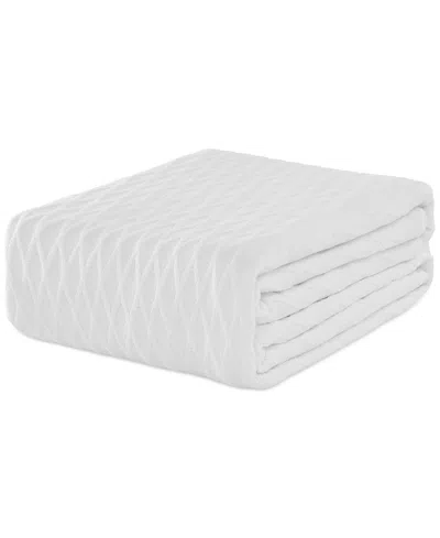Ralph Lauren Classic Cotton Blanket, Full/queen In White