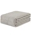 Ralph Lauren Classic Cotton Blanket, Full/queen In Gray