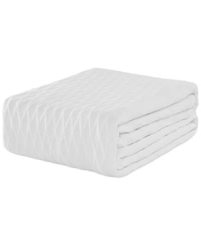 Ralph Lauren Classic Cotton Blanket, King In White