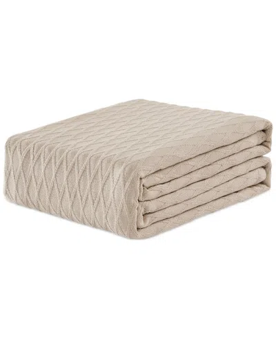 Ralph Lauren Classic Cotton Blanket, Twin In Neutral