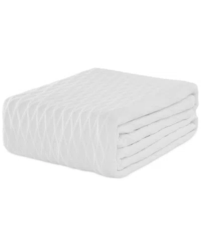 Ralph Lauren Classic Cotton Blanket, Twin In White