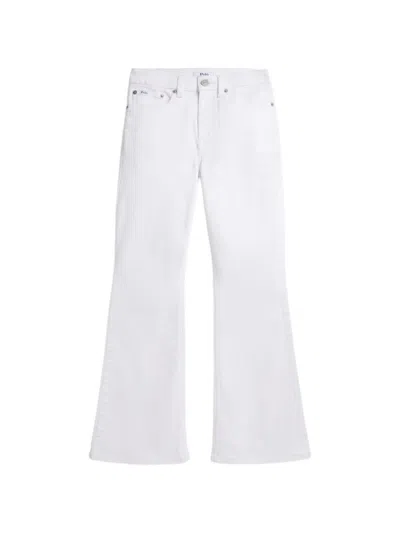 Ralph Lauren Classic Denim Jeans For Girls In White