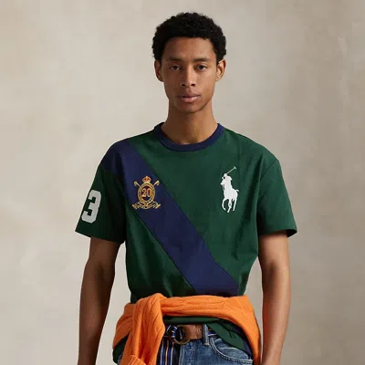 Ralph Lauren Classic Fit 20th Anniversary T-shirt In Blue
