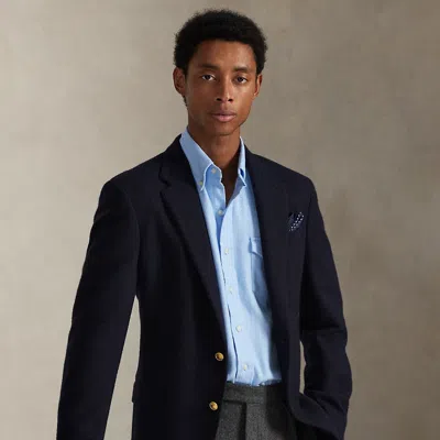Ralph Lauren Classic Fit Brushed Twill Shirt In Blue