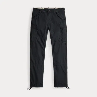 Ralph Lauren Classic Fit Canvas Cargo Pant In Black