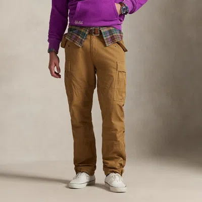 Polo Ralph Lauren Classic Fit Canvas Cargo Pant In Sandsurf In Brown