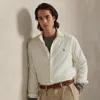 Ralph Lauren Classic Fit Corduroy Shirt In White