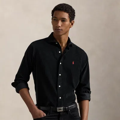 Ralph Lauren Classic Fit Corduroy Shirt In Black