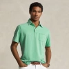 Polo Ralph Lauren Classic Fit Cotton-linen Polo Shirt In Celadon