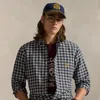 Ralph Lauren Classic Fit Embroidered Oxford Shirt In Multi