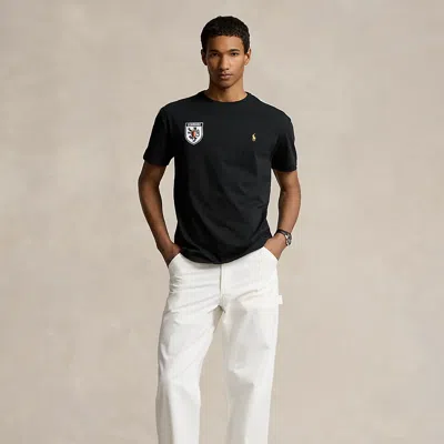 Ralph Lauren Classic Fit Germany T-shirt In Polo Black