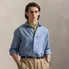 Ralph Lauren Classic Fit Houndstooth Linen Shirt