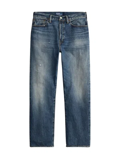 Ralph Lauren Classic Fit Jeans For Men In Blue