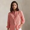 Ralph Lauren Classic Fit Linen Shirt In Adirondack Rose